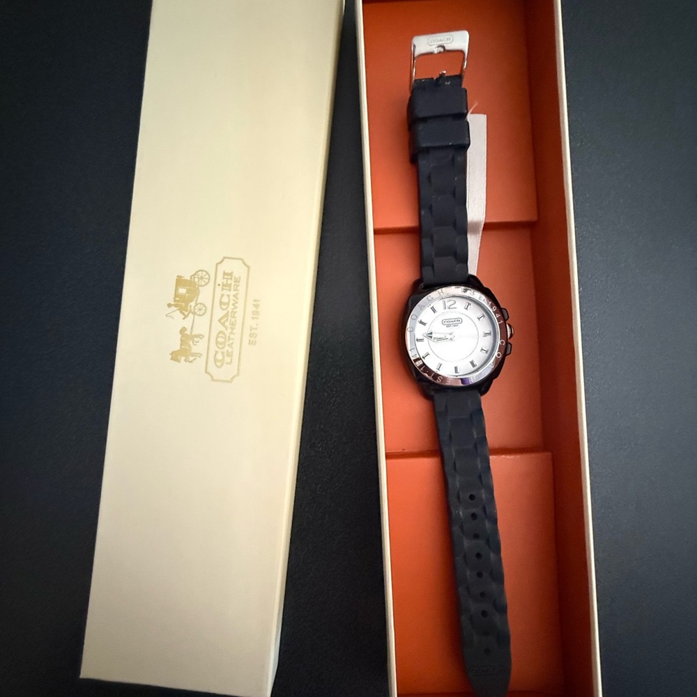 Women’s Coach Leather Watch